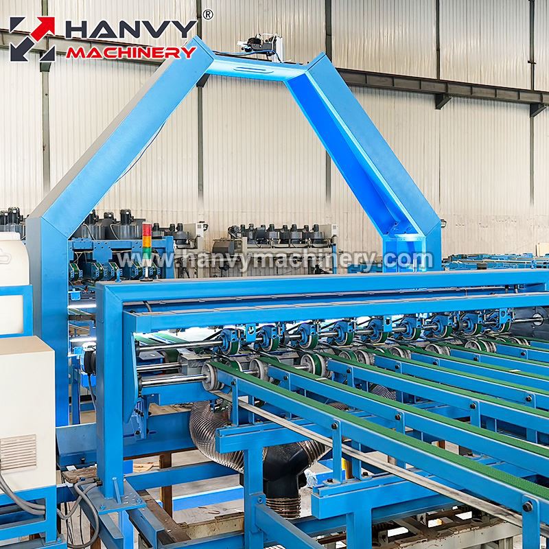 Hanvy Automatic Veneer Grading Line With Camera Analyzer Moisture Content Rate Detector And Multiple Bins Stacker