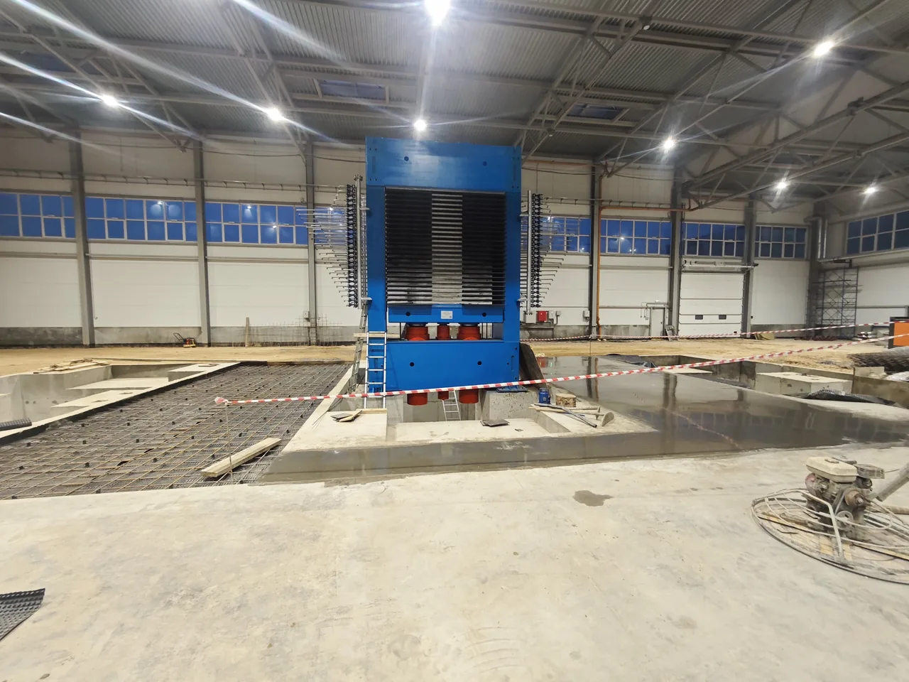 Plywood Hot Press Overseas Installation Site