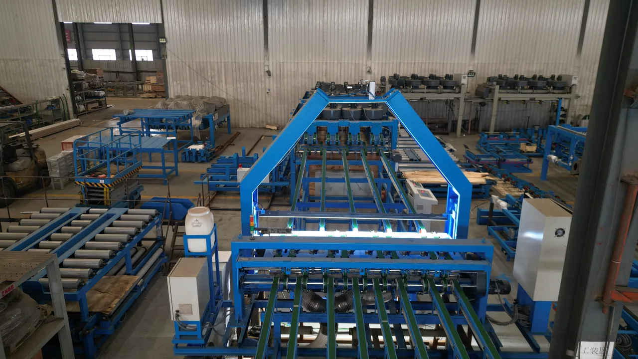 Continuous Veneer Drying Line Flat Veneer Discharge