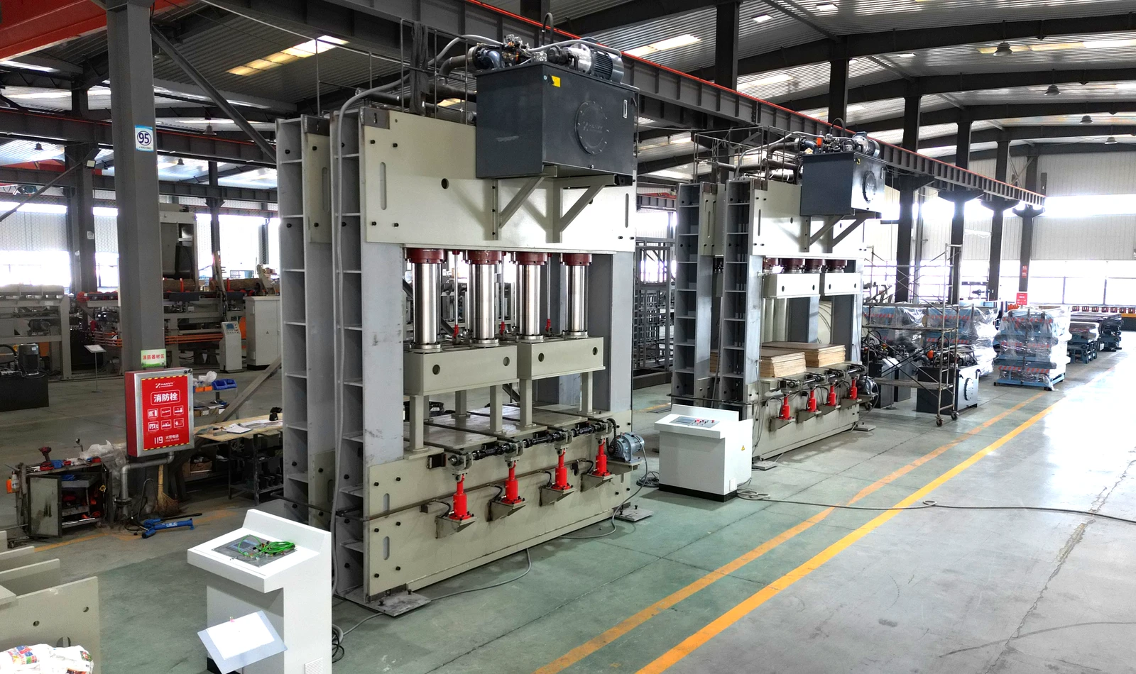 HYY8148-B5 Prensa en Frío Hidráulica de Pre-Prensado de 500 Toneladas 4x8 ft