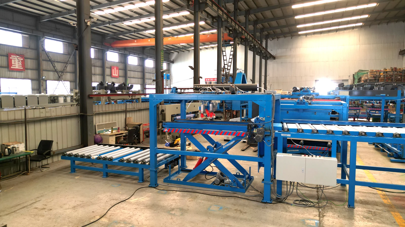 HDCJ-8 High-Speed Continuous DD Sizing Saw Line for Plywood