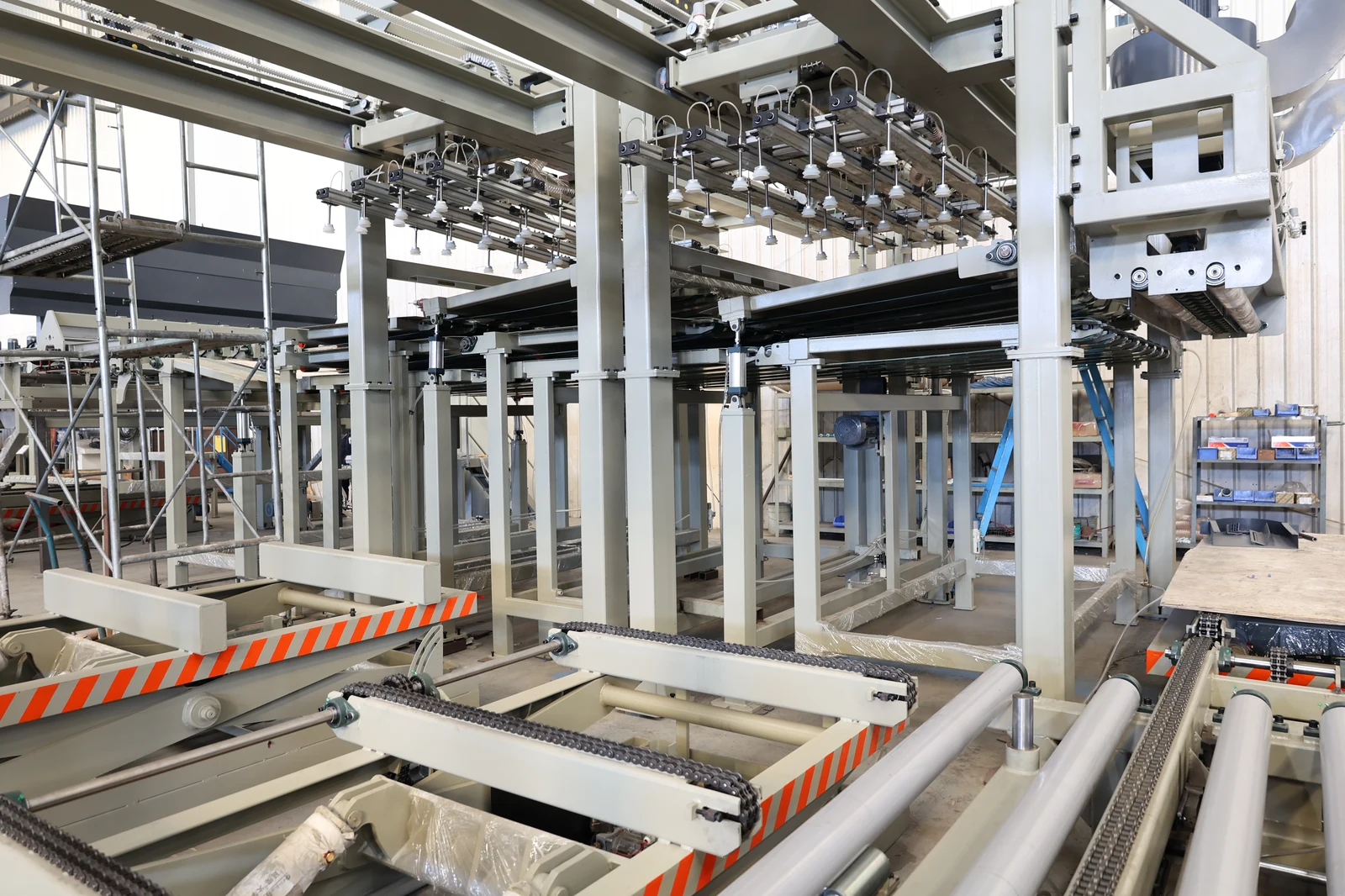 Automatic Plywood Curtain Glue Coating Line & Glue Applicator