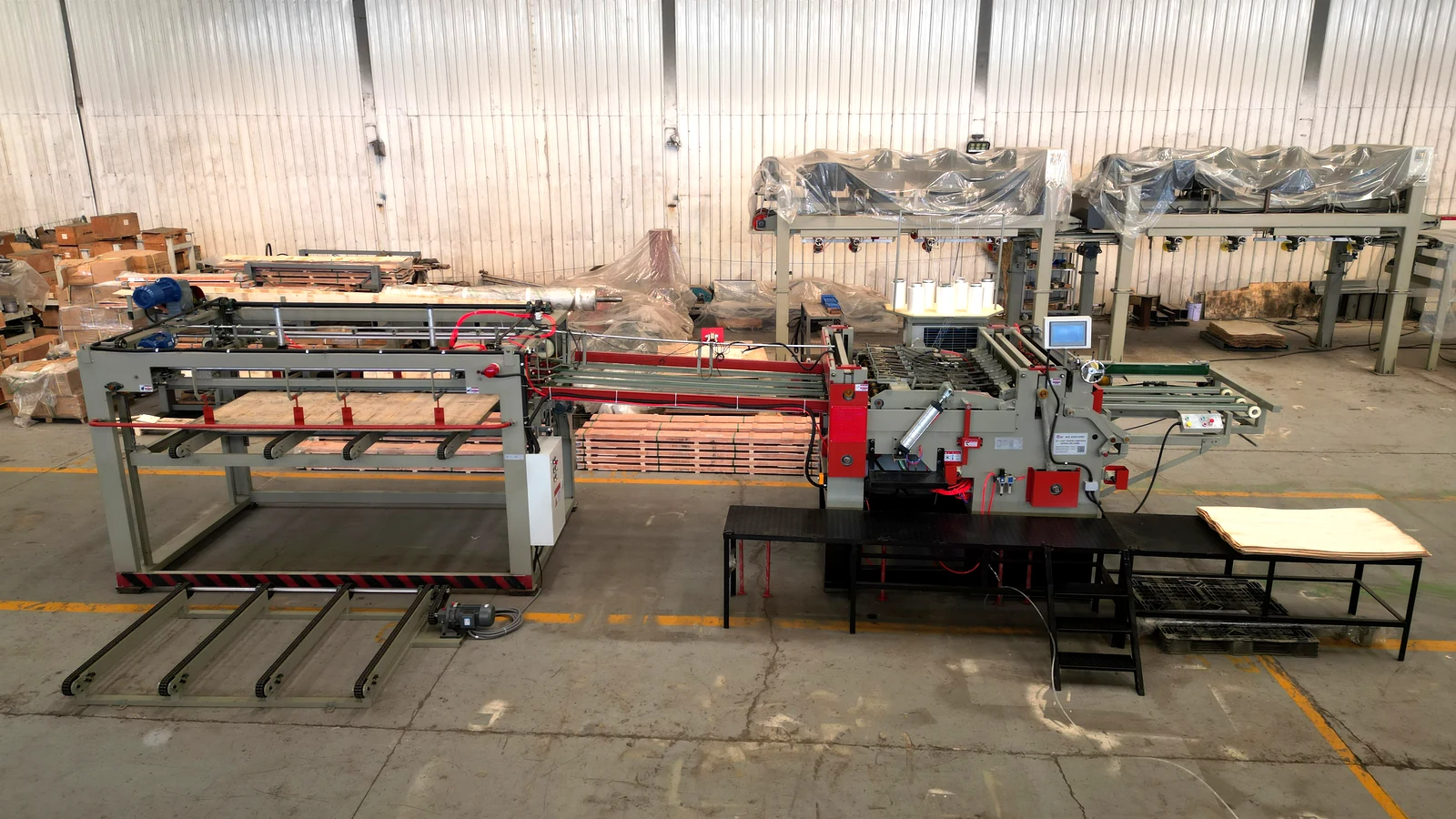 Automatic Core Veneer Composer Machine 4x8 ft & Lay-up Line